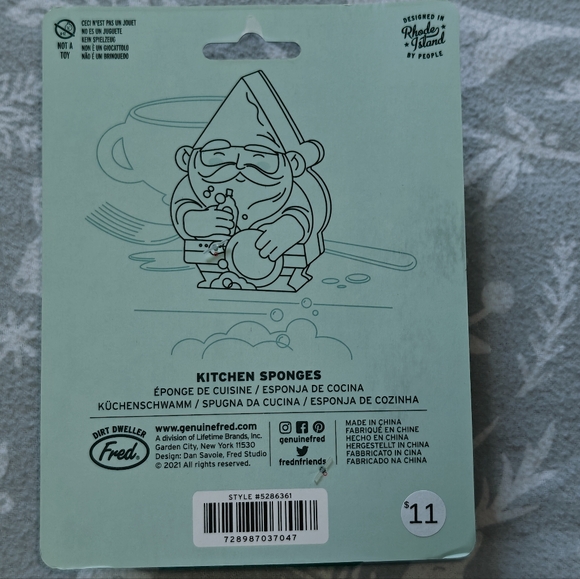 Sink Gnome  scrubbing sponge - Picture 3 of 3